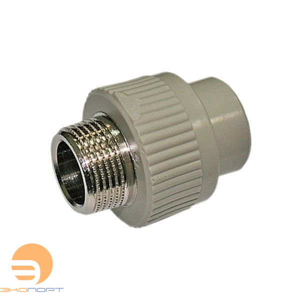 Муфта НР 20х3/4" PPRC серый KALDE