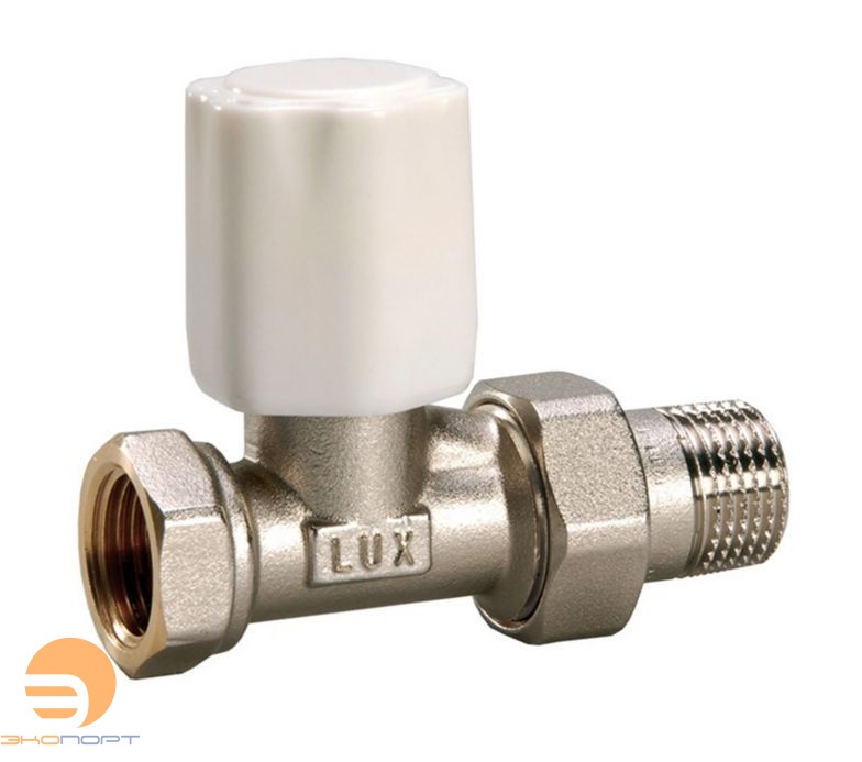 Вентиль регулирующий линейный для стальных труб 1/2" RD 01 Luxor tekna