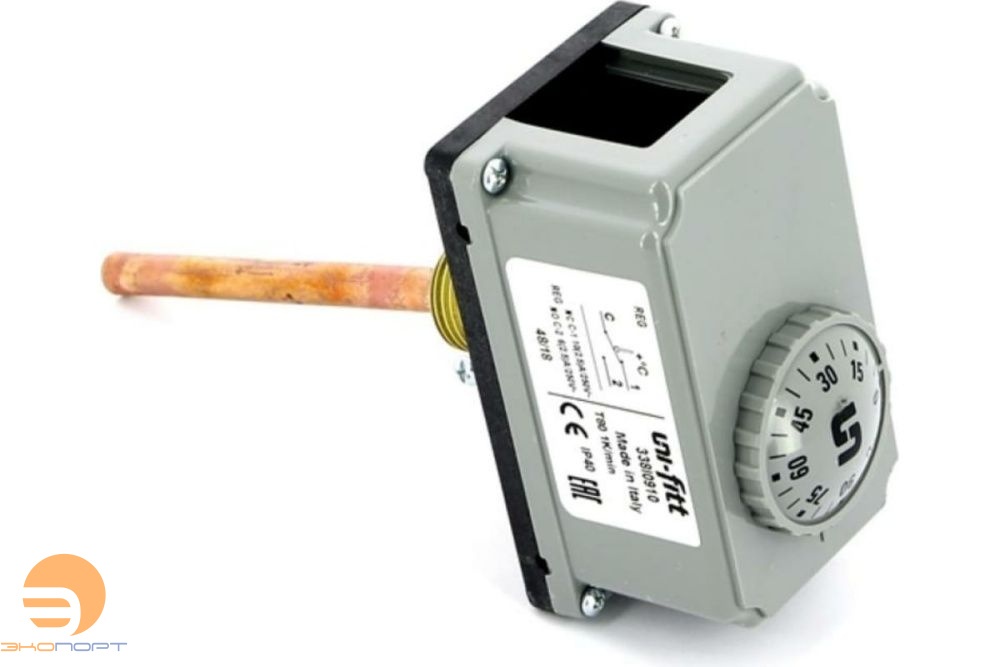 Термостат погружной 0-90, гильза 100 мм TC2 Uni-Fitt