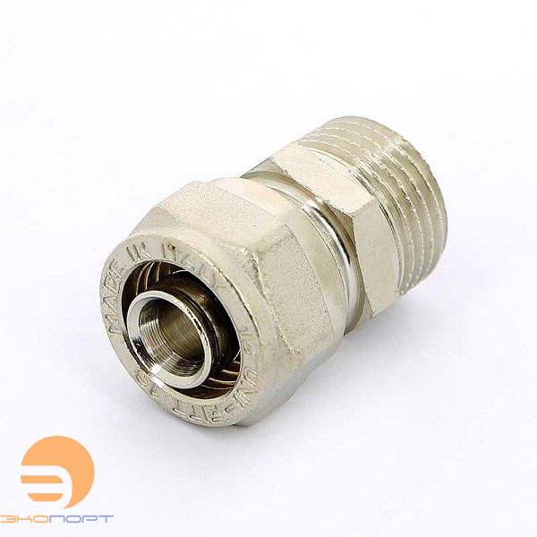 Муфта НР 16х1/2" никелир. (обжим) Uni-Fitt