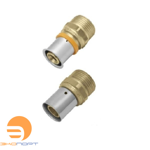 Соединитель 16*2 G1/2" НР с пресс-кольцом Press KAN-therm (распродажа)