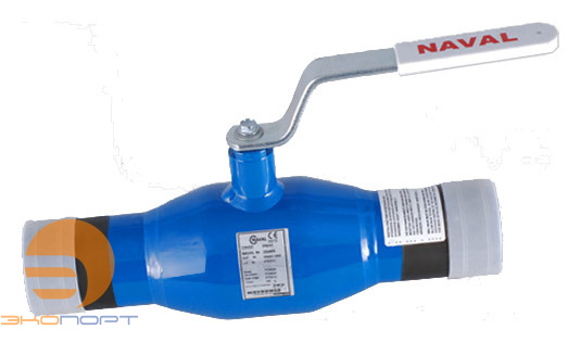 Кран шаровой NAVAL Ду150 Ру40 приварной, вода