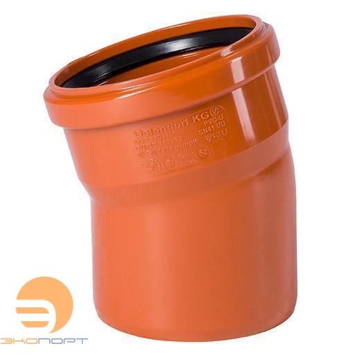 Отвод KGB 110*15 гр. наружный