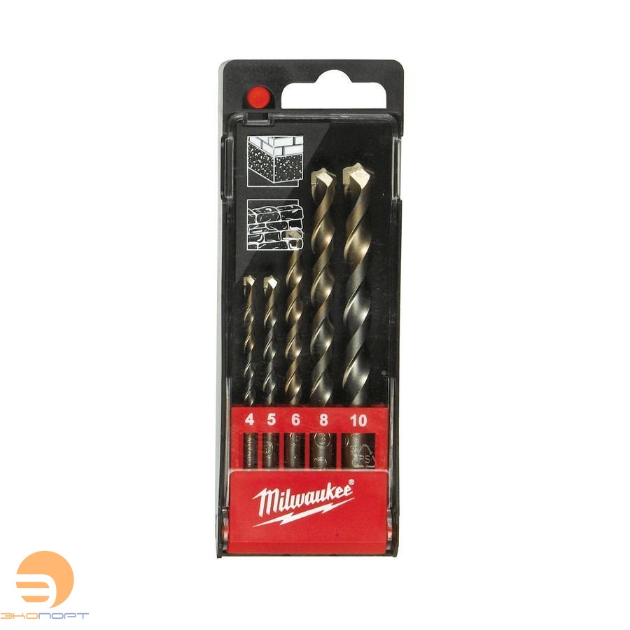 Набор сверл ударных по бетону DIN 8039 (5шт)