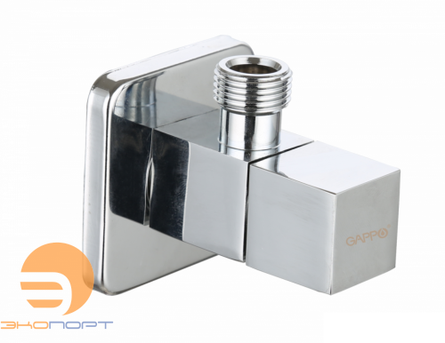 Кран шаровой угловой сантех. квадратный 1/2"х1/2" Gappo
