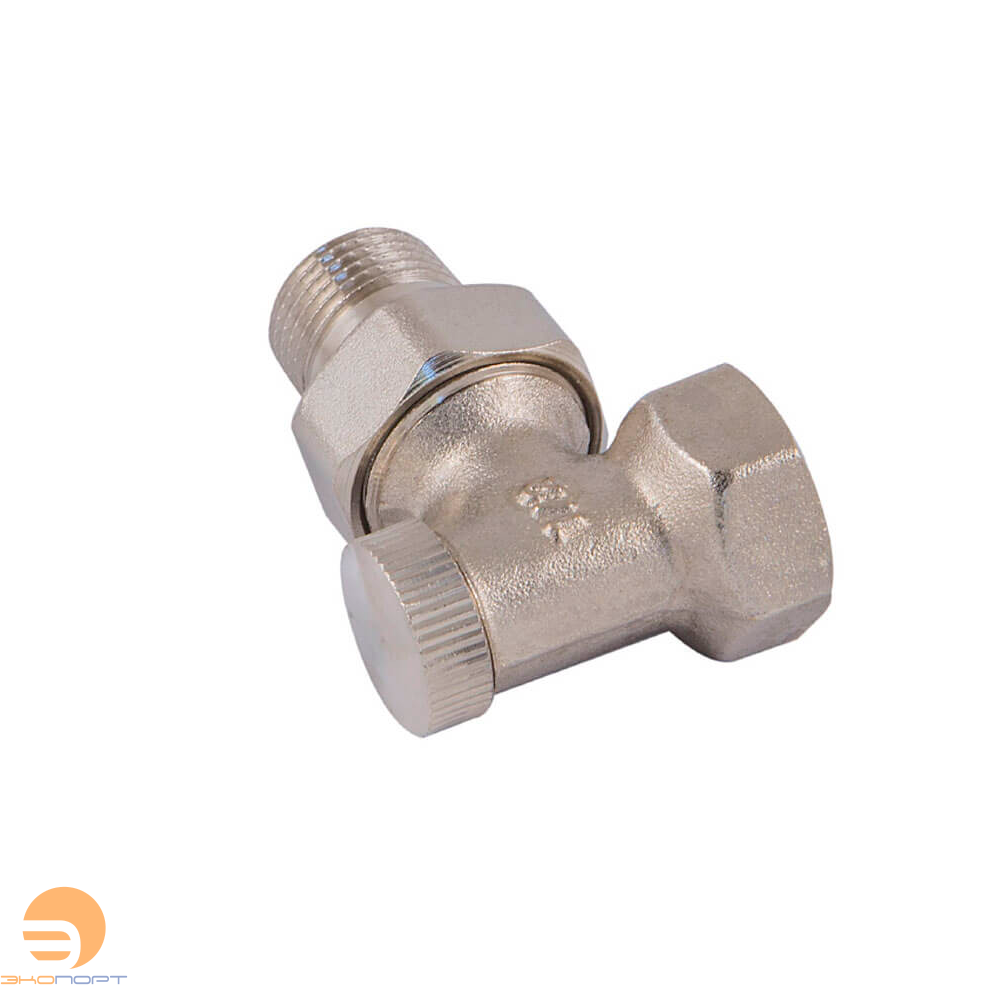 Клапан запорный угловой DN15 GZ1/2 x GW1/2 Standard Schlosser