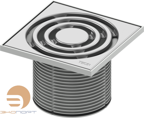 Декоративная решетка 150х150, в пласт. рамке, с монтаж. эл-том TECE 