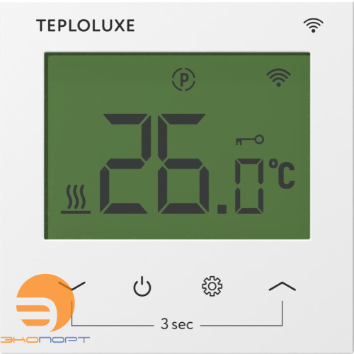 Терморегулятор электронный Pontus wi-fi белый Теплолюкс