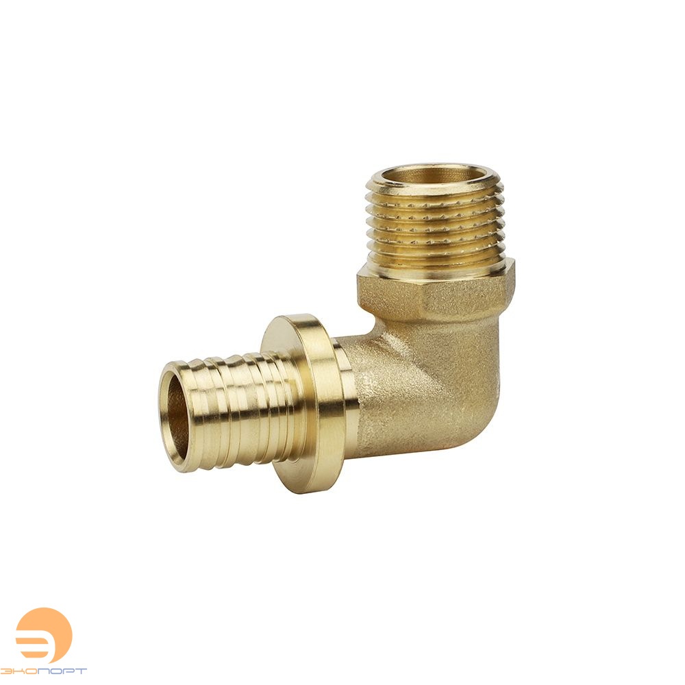 Угол переходной 16-1/2 НР латунь Varmega