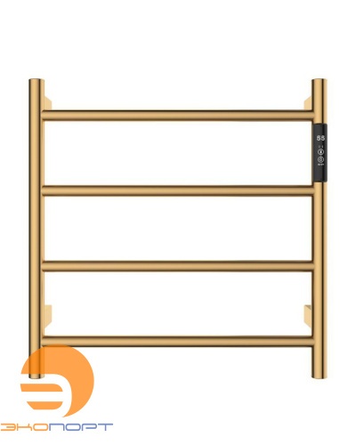 Полотенцесушитель электрический 475*474 с терморегулятором, цвет Золотой сатин, AQM