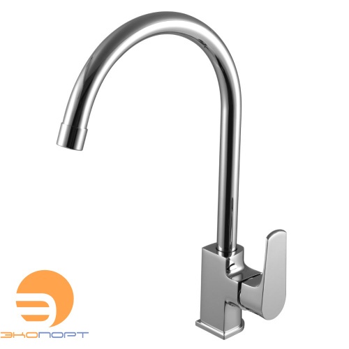 Смеситель для кухни с высоким поворотным изливом, плюс Фактор, LEMARK