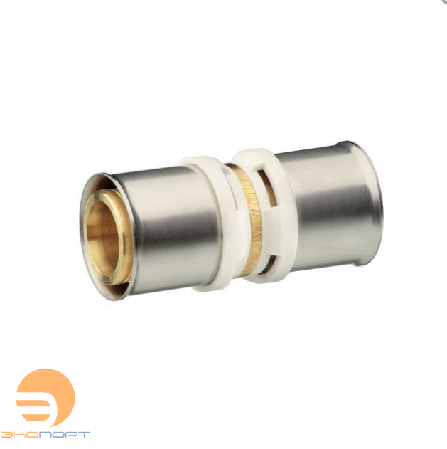 Муфта соединительная 20х20 alpex-duo Латунь Frankische