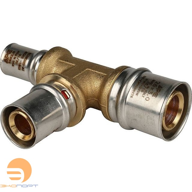 Тройник  26х20х16 латунь пресс Stout