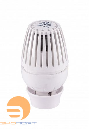 Головка термостатическая клемная Clik-Clap белая, Gekon