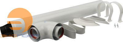 Комплект коаксиальный для прохода через стену 850 мм (совместим Baxi, Viessmann) DN60/100 STOUT