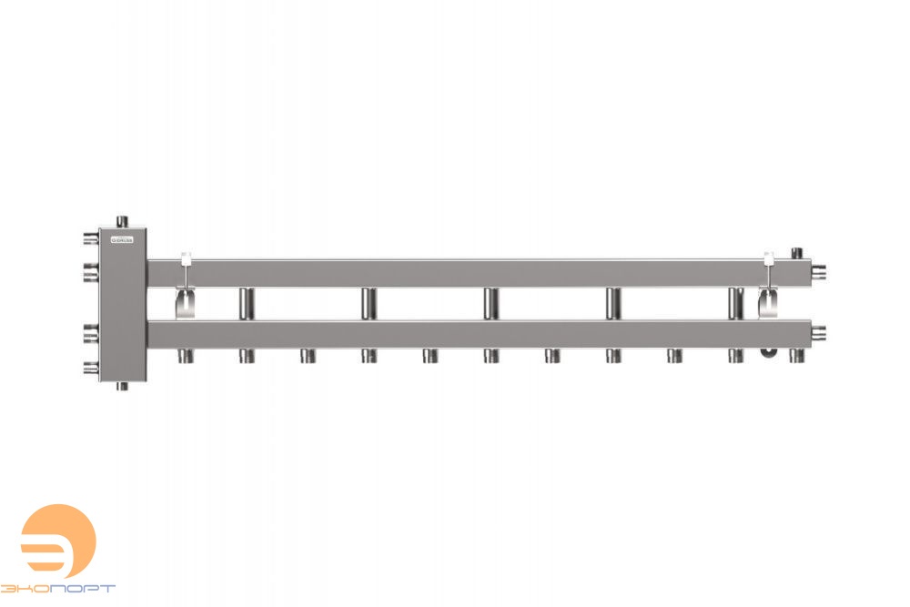Балансировочный коллектор BMSS-100-6D (5 контуров вниз или вверх и 1 в сторону) GIDRUSS 1C 01006 10