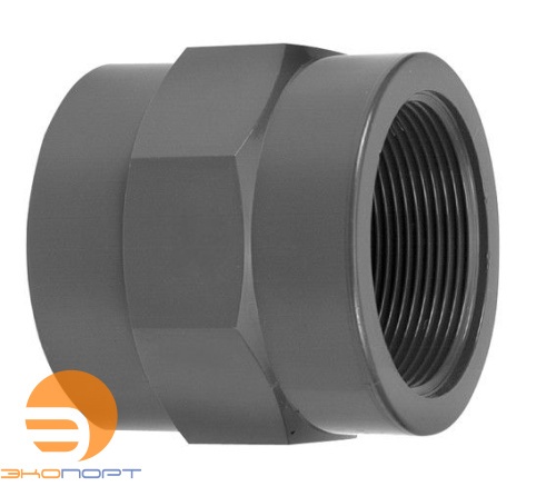 Муфта переходная PN 10 (20х1/2")  вн.р. - PVC-U