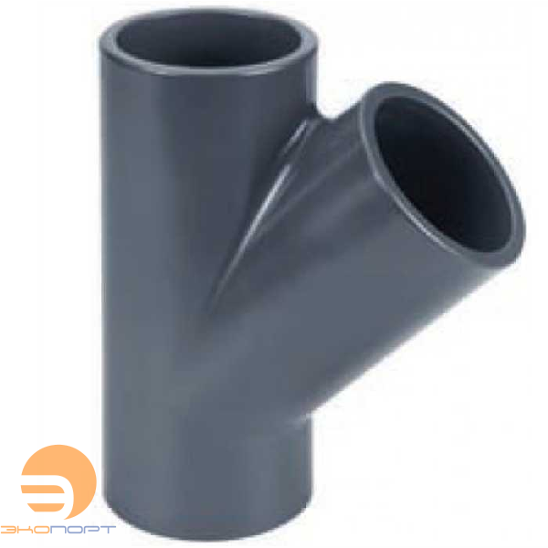Тройник 45* (110)-PVC-U
