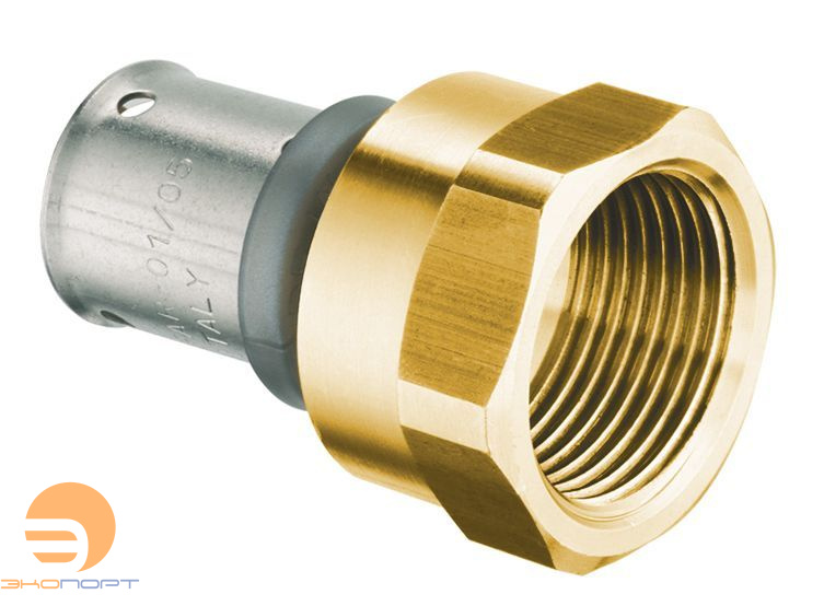 Муфта 16х1/2 ВР латунь, пресс FAR