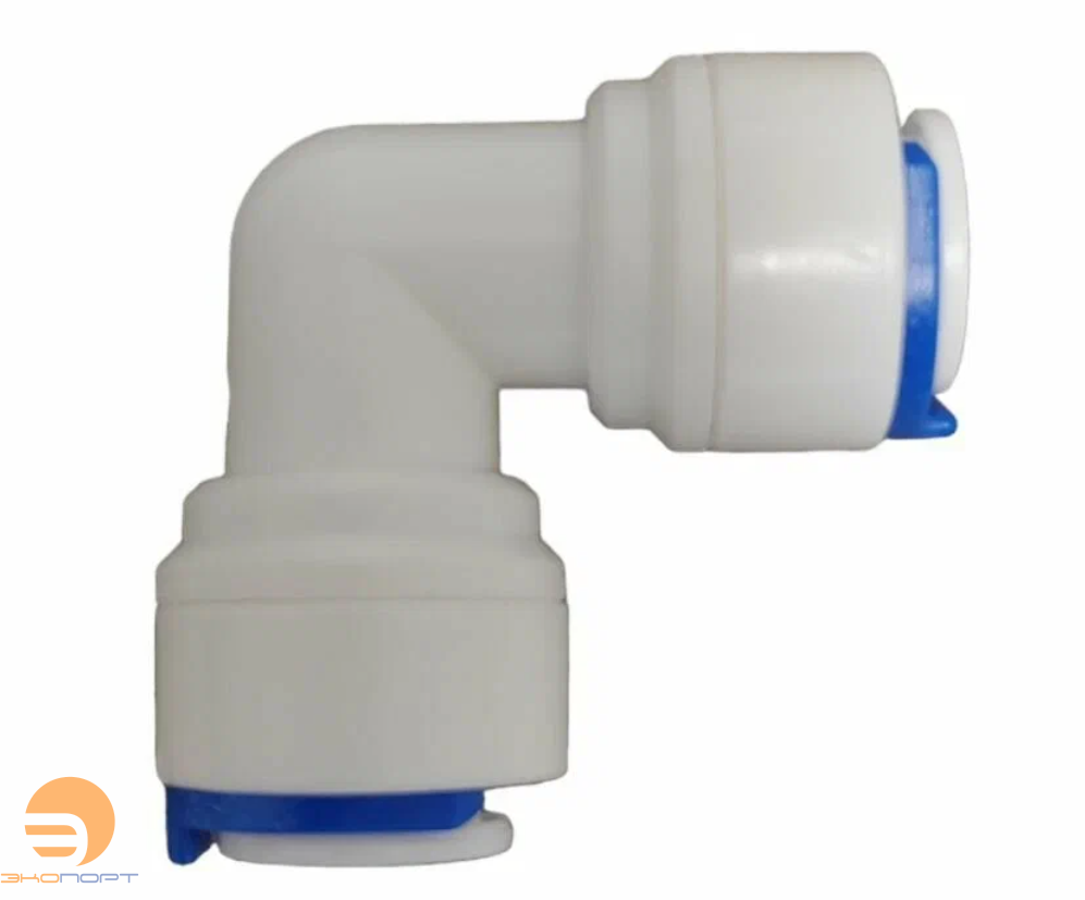 Фитинг угловой 3/8"-3/8" (трубка-трубка) QT-09B Naturewate
