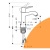 Смеситель для раковины Metris Classic, HANSGROHE Смеситель для раковины Metris Classic, HANSGROHE