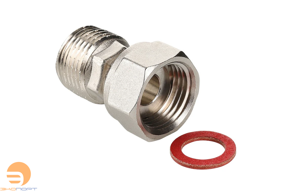 Полусгон прямой с накидной гайкой 1/2х1/2 вн-нр Valtec
