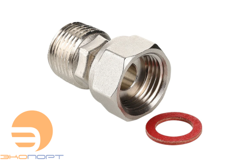 Полусгон прямой с накидной гайкой 1/2х1/2 вн-нр Valtec