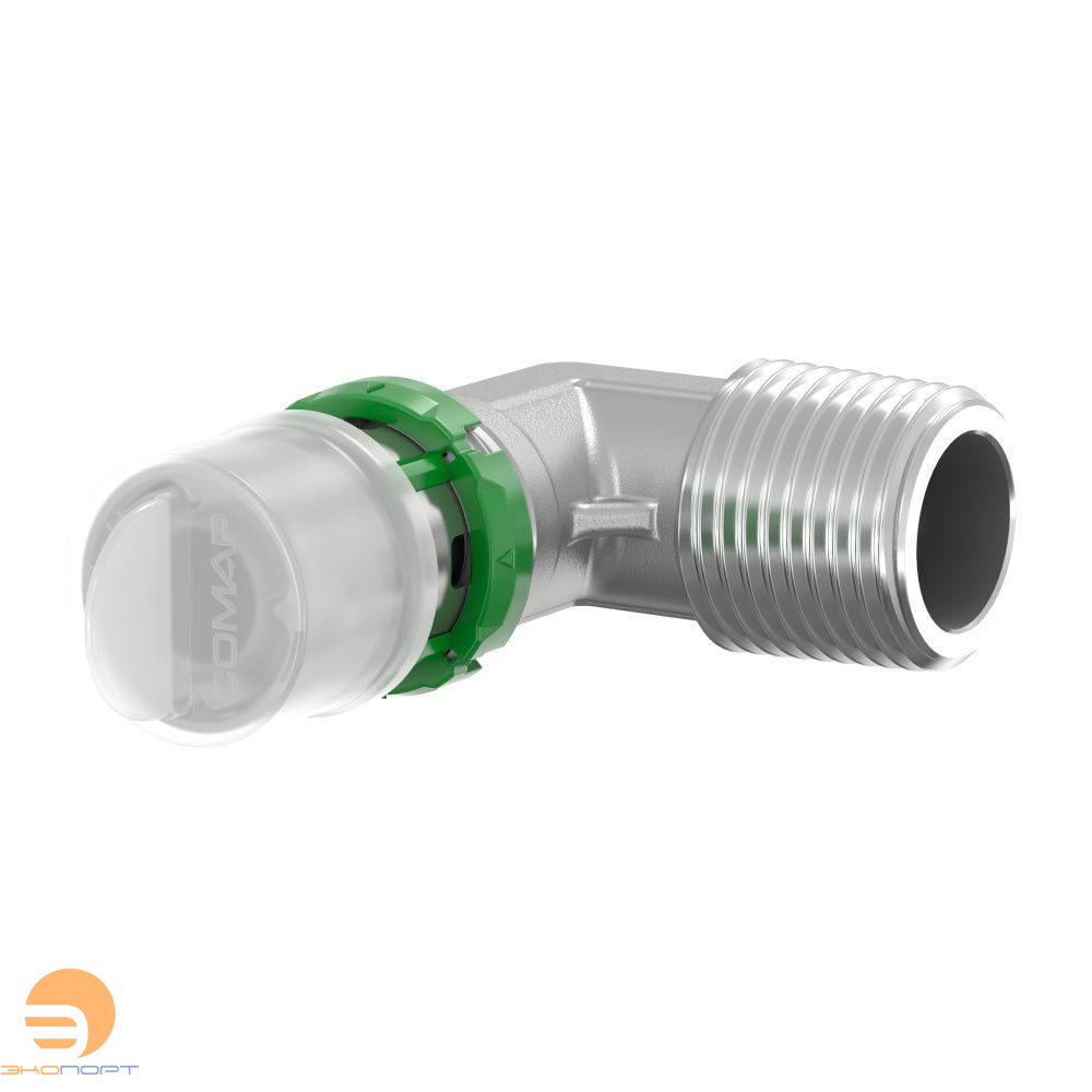 Угольник 16-1/2 НР латунь, пресс Comap