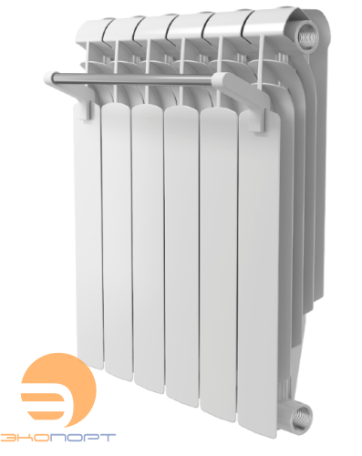 Полотенцедержатель на 6 секц. 15х415мм белый Royal thermo