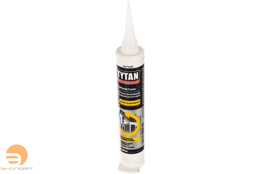 Герметик TYTAN Универсальный Силикон белый 80 мл.