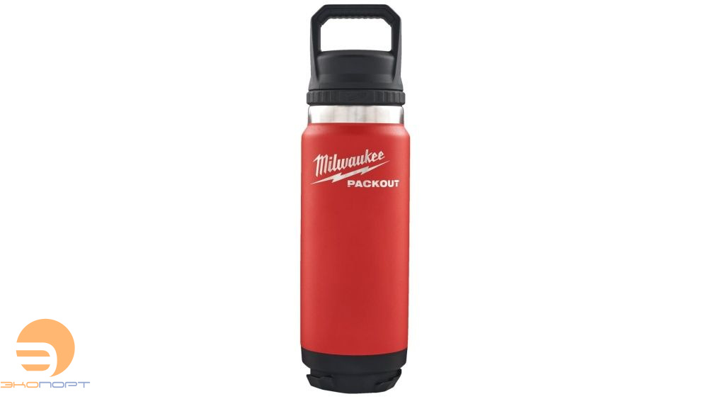 Термос красный PACKOUT™ CHUG LID 1065 мл, Milwaukee