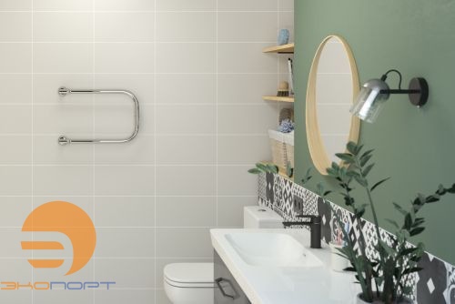Полотенцесушитель П-образный 320х450, G 1" резьба-сгон Стилье