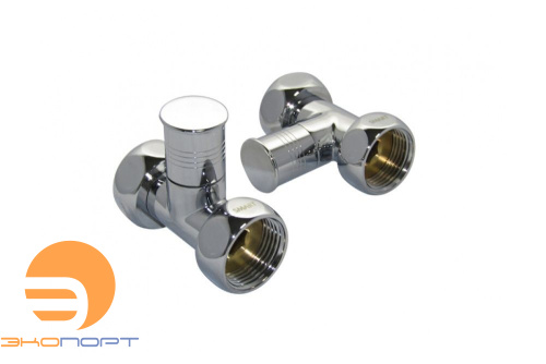 Кран прямой, колпачок 1"х1" г/г (без отр.) SG/Компл ПАРА (2шт.)
