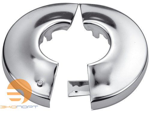 Розетка разъёмная для трубы хромир. 3/4"-55мм