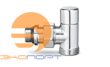 Клапан ручной радиаторный 1/2x3/4 Ek угловой хром Varmega