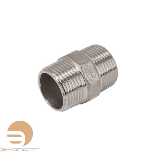 Ниппель НН 3/4" PN16  нерж. сталь AISI316