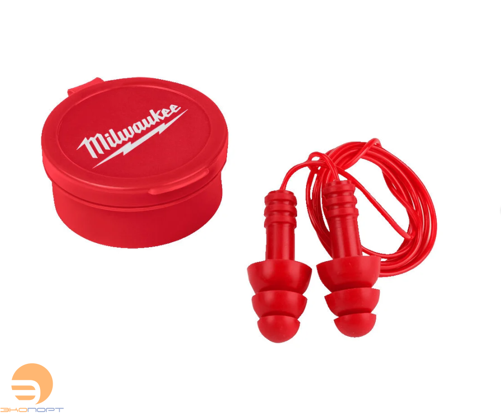 Беруши многоразовые на шнурке, Milwaukee