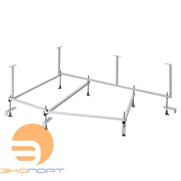 Набор_Ванна МАЙОРКА XL 160*95, левая + монтаж.набор, Santek