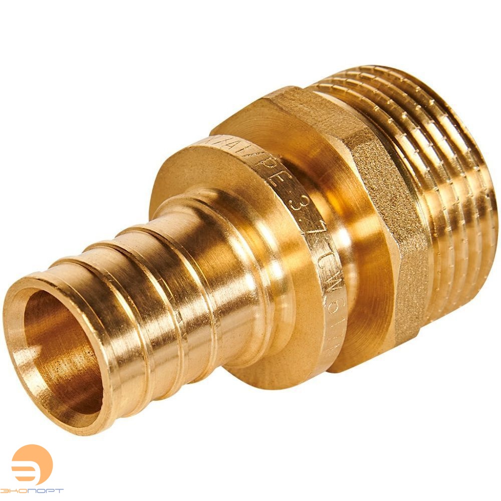 Муфта переходная 25-1" НР латунь Rommer