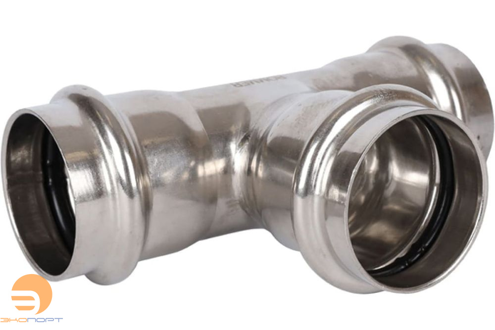 Тройник press 35х35х35 нерж. Rommer