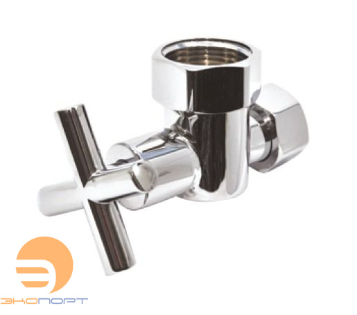 Кран угловой крестовой 1"х3/4" г/г SMART