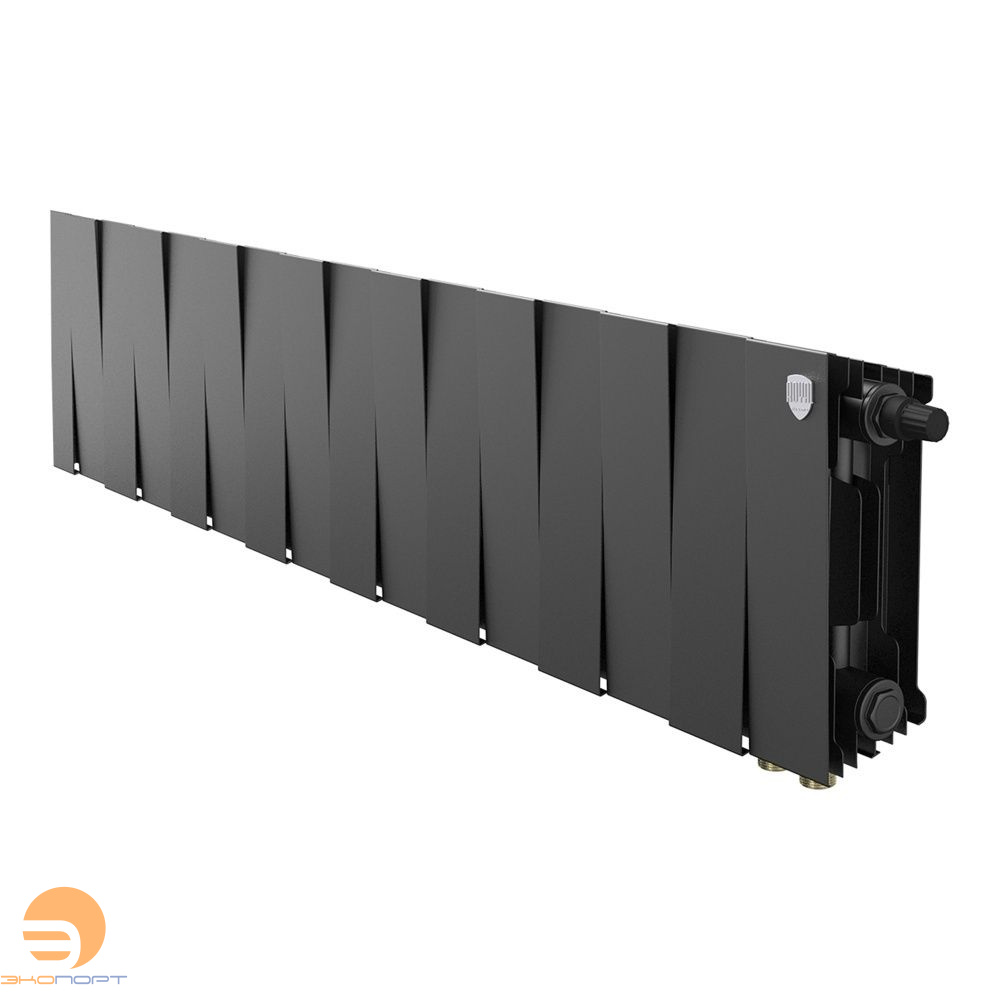 Радиатор биметаллический PianoForte Noir Sable VDR 200/100  16 секций  Royal Thermo