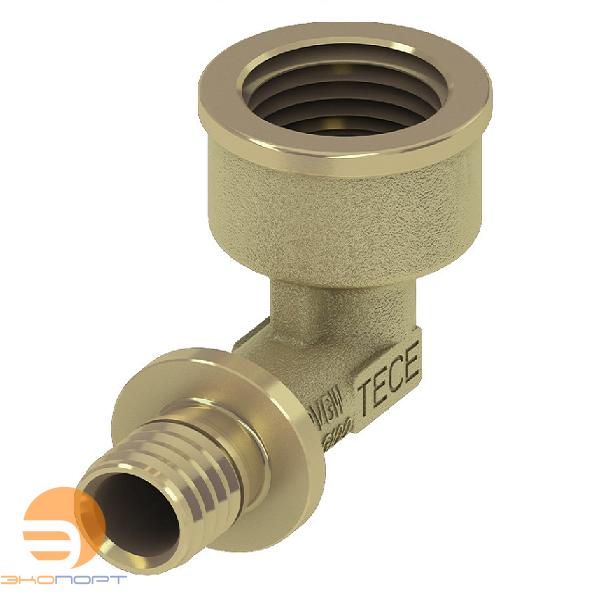 Уголок с ВР  16 х 1/2" латунь TECE