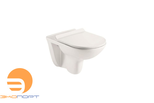 Подвесной безободковый унитаз + крышка-сиденье микролифт в комплекте, Azario Pavia (круглый)