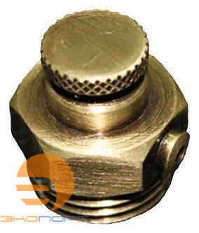 Воздухоотводчик ручной 1/2, ретро, бронза SR