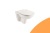 Подвесной безободковый унитаз + крышка-сиденье микролифт в комплекте, Azario Pavia (круглый)