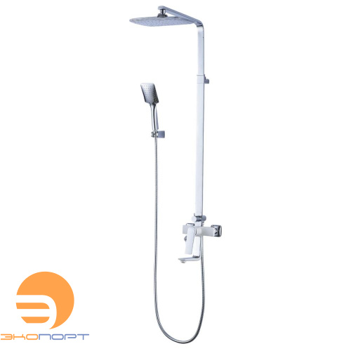 Стойка для ванны и душа ALLEGRO белый/хром LEMARK