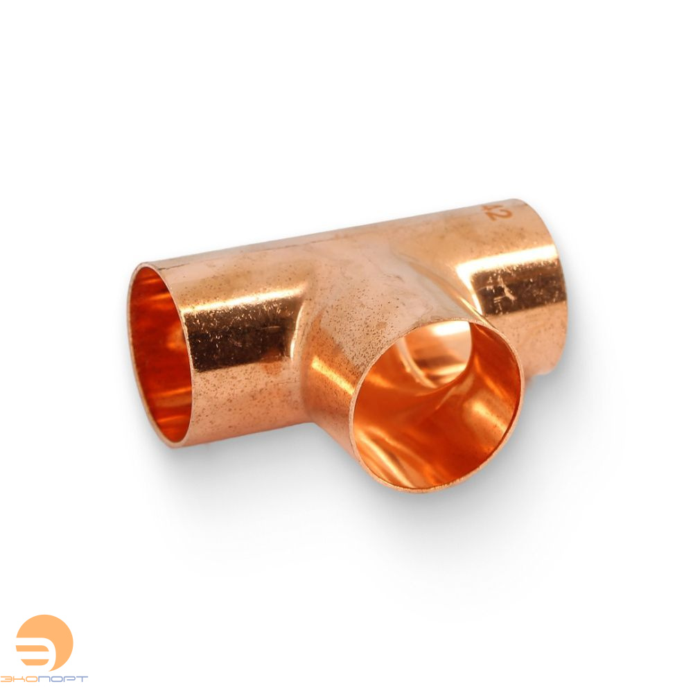 Тройник медь пайка 42х42х42 JINTIAN