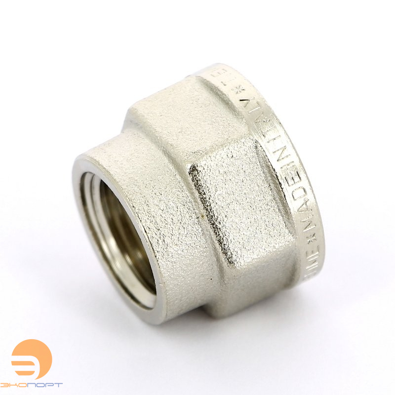 Муфта ВВ   3/4"х1/2" (никель)  Tiemme