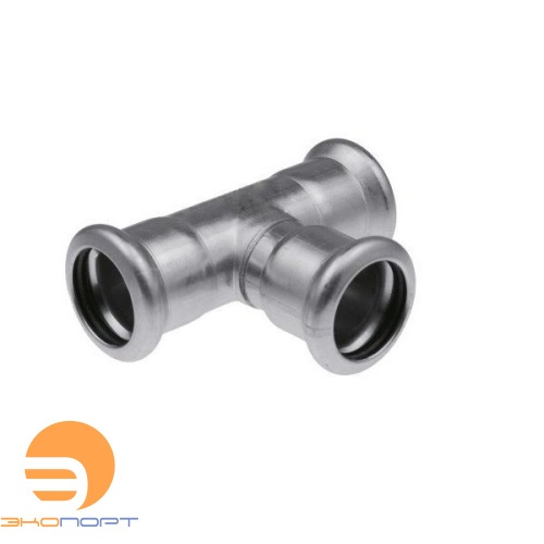 Тройник Inox press 22х22х22 нерж. KAN-Therm